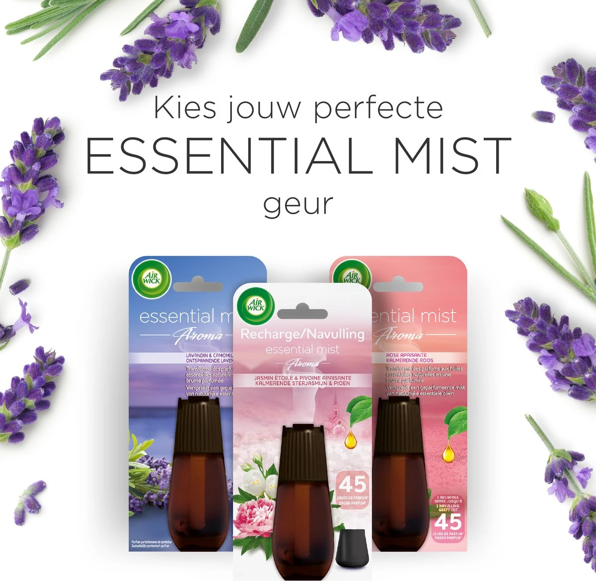 Air Wick Essential Mist Automatische Luchtverfrisser - Ontspannende Lavendel - 3 Navullingen - Afbeelding 6