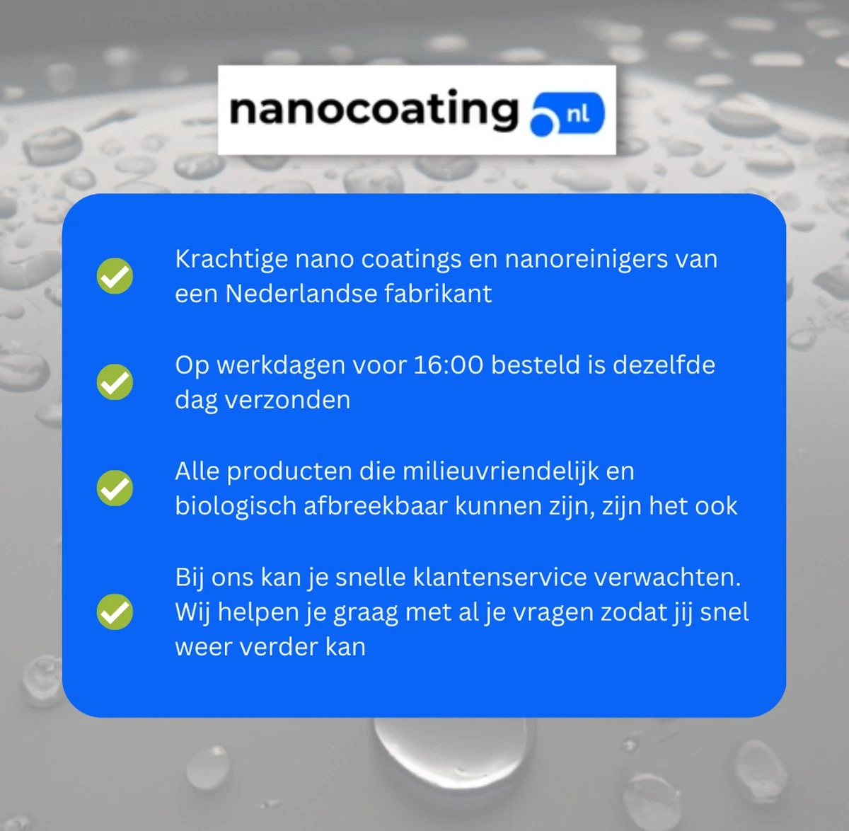 NC Nano Coating Voor Glas - Nano Coating Glas - Glascoating - Anti Condens - Water- & Vuilafstotend - Tot 5m2 - Afbeelding 4