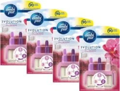 Ambi Pur Luchtverfrisser Navulling 3Volution Thai Orchidee 4 X 20 Ml