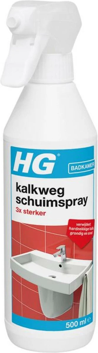 HG Kalkweg Schuimspray 3x Sterker - 500ml - Verwijdert Extreme Kalkresten - 100% Opgelost, 100% Resultaat - Afbeelding 7