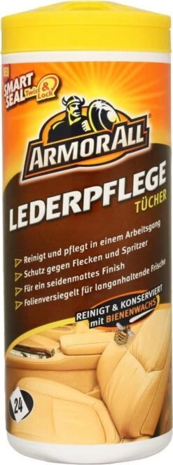 ARMOR ALL - Leder Reinigingsdoekjes - 24 Stuks