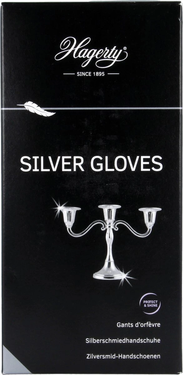 Hagerty Silver Gloves - Geïmpregneerde Handschoenen Voor Het Reinigen Van Zilver En Verzilverde Items