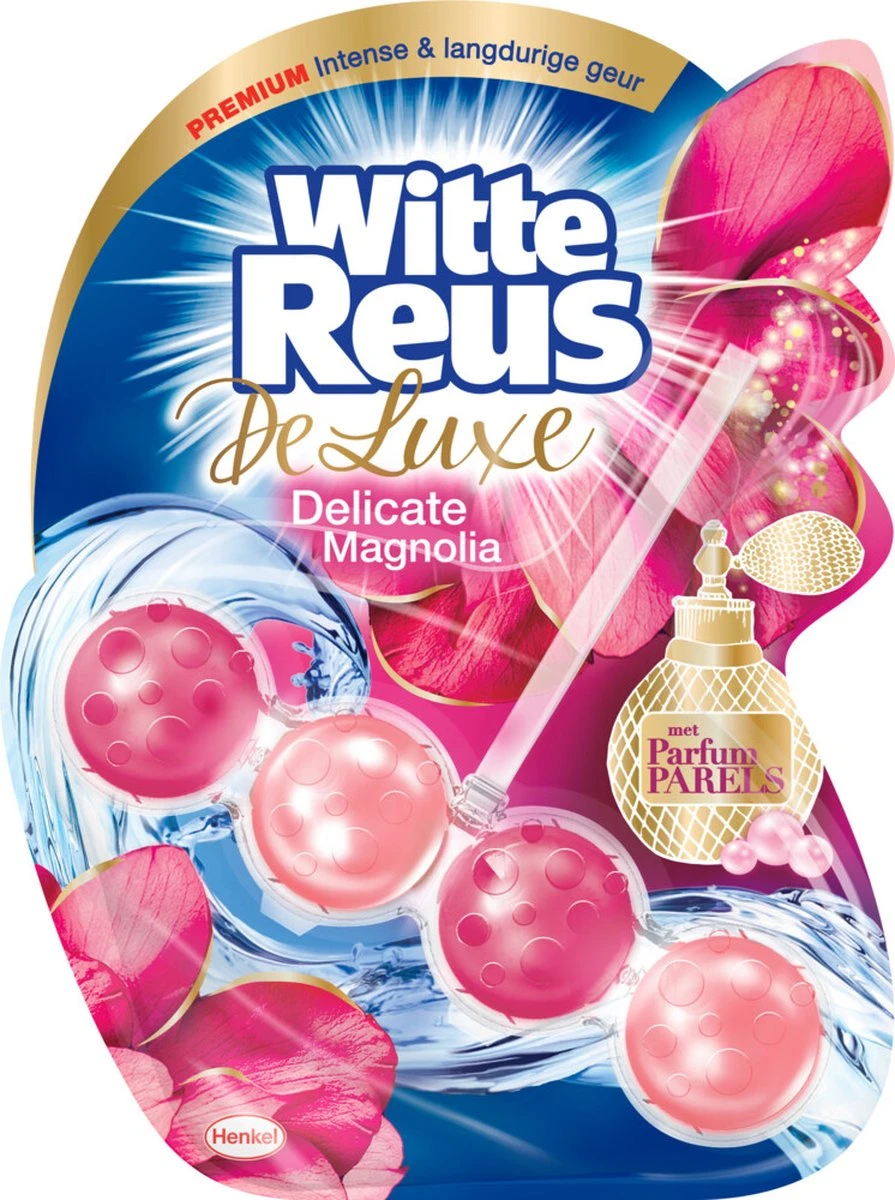 Witte Reus DeLuxe Toiletblok - Delicate Magnolia - WC Blokjes Voordeelverpakking - 10 Stuks - Afbeelding 17