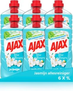 Ajax® Ajax Allesreiniger Fête Des Fleurs Jasmijn 6 X 1L - Voordeelverpakking